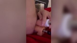 Rafou tests two anal dildos in her little ass