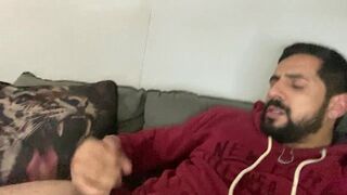 Smoking, High on, jerking off until cumming, Rodrik having fun alone - 14 image