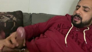 Smoking, High on, jerking off until cumming, Rodrik having fun alone - 15 image