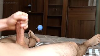 Inexperienced guy sexually wanking his dick and cumming hard Moans Lots of Cum - Alex Huff - 9 image