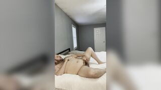 Thought I was alone, rubbing one out until he walked in and claimed his meat