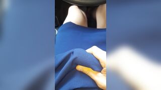 Formal skirt lining fill up with cum - 15 image