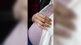 Formal skirt lining fill up with cum - 8 image