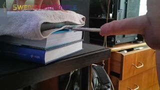 BF First Time Sounding, Double Cumshot at end of video