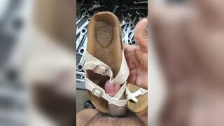 bought dirty sandals from Facebook marketplace