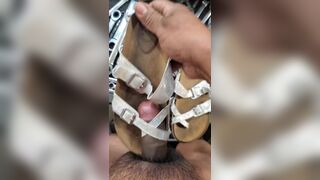 bought dirty sandals from Facebook marketplace