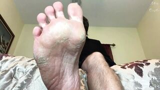 Guy Gives Boss A Foot Domination On Face PREVIEW - 1 image