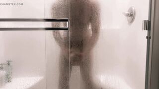 Playing with my Monster Cock in the Shower - 11 image