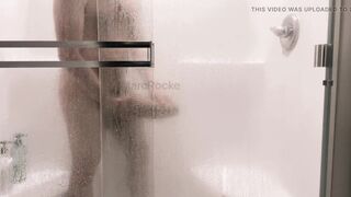 Playing with my Monster Cock in the Shower - 7 image