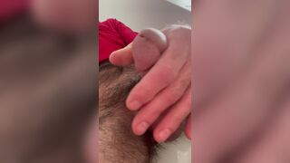 Stroking stiff prick again - 4 image