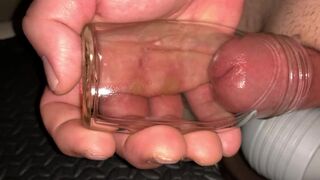 Small Penis Cumming In A Little Bottle - 14 image