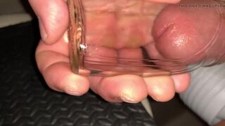 Small Penis Cumming In A Little Bottle - 7 image