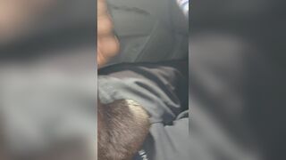 Jerking My Big Black Cock In Public With Oil - 7 image