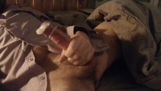 I masturbate with a jo-bag on my cock