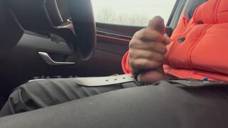 Car cruising, stop to rest and cum - 12 image