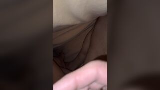 I play below the blanket with my dick. - 4 image