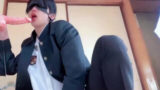 [BL] When I called my valuable ally Yankee high school student and showed him a large cock in front of m - 13 image