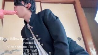 [BL] When I called my valuable ally Yankee high school student and showed him a large cock in front of m - 4 image