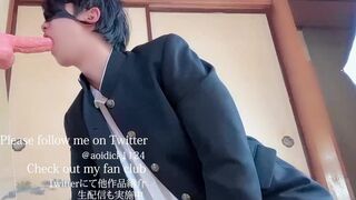 [BL] When I called my valuable ally Yankee high school student and showed him a large cock in front of m - 5 image