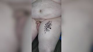 Chub applies fake tattoos stripped - 7 image