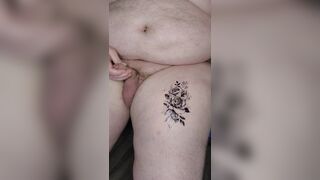 Chub applies fake tattoos stripped - 9 image