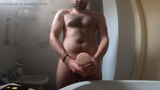 Using a fleshlight in the shower - 9 image