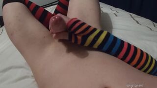 Hawt twinks POV and they play with their cock - 6 image