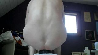 Huge blue plug sliding in easily - 9 image