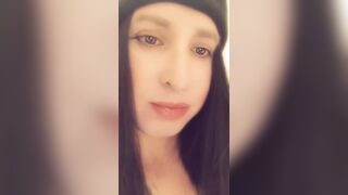 femboy bonks her booty hard in different poses - 1 image