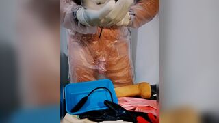 Medical latex gloves masturbation sounding chastity