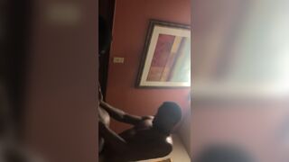 Bottom takes Tops Bareback Cock in Flint motel room