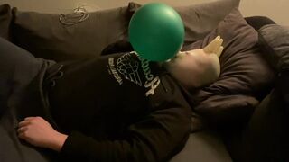 BHLDN - LATEX GLOVE BREATHPLAY - OVER 4 MINUTES WITH BALLOON AS BREATHING - - 5 image