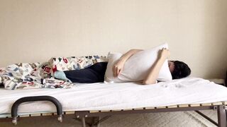 Immoral Japanese chaps rubbing their cocks on the ottoman. - 7 image