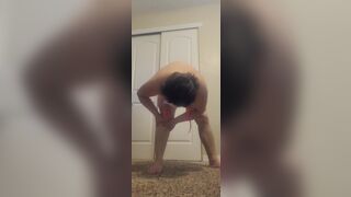 Kitsune Short femboy rubbing lotion all over body whilst parents are home! - 11 image