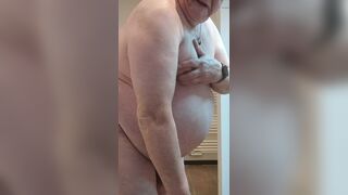 Play in wifes pant in advance of dressing