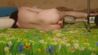 Stud wazoo stretch with marital-device machine