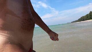 Joe spends several hours lustful and absolutely in natures garb on the beach in Khao Lak, Thailand - 13 image
