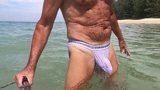 Joe spends several hours lustful and absolutely in natures garb on the beach in Khao Lak, Thailand - 4 image