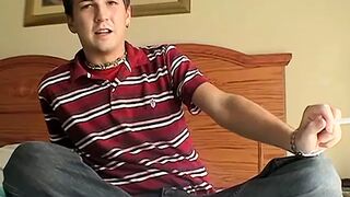 Joshua cant live without cigars so much that that guy smokes during the time that jerking off