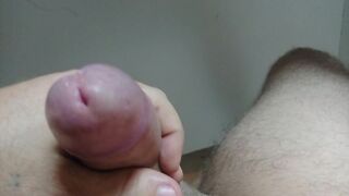Home Alone Masturbating My Vertical Penis Until I Cum