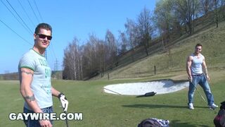 GAYWIRE - 2 Hawt European Men Breeding Outdoors, No Shame