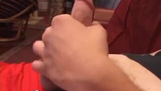 Brent Stenson Enjoys A Cook Jerking - 4 image