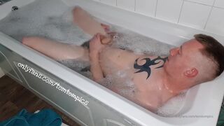 Ginger wanks in bathroom