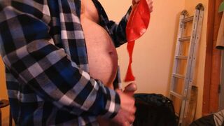 87) Cum on Massive Red Balloon -- Cont from Vid 86 -- Balloonbanger - 4 image