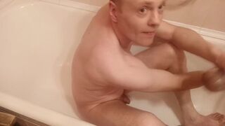 LanaTuls - A New Big Dildo 18x5cm Fuck My Asshole In Bath. Using Soap Like a Lube - 8 image