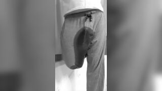 Pee Compilation 4 Video 1 Hour Loop Black & White - 7 image