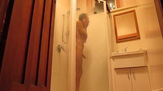 Bathroom shower time gay jackoff Cumming - 13 image