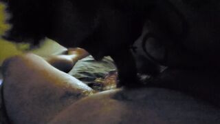 sucking my buddy while his wife is gone