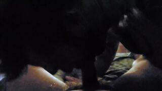 sucking my buddy while his wife is gone