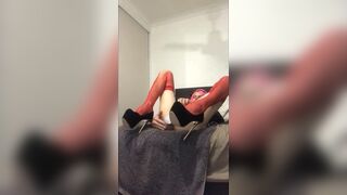 CD SISSY DANNI-MAE WHITE DILDO FUCK